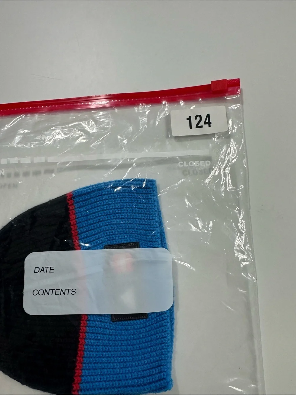 Adidas x LEGO Kids Blue Black Knit Beanie Hat One Size Acrylic Winter Cap
